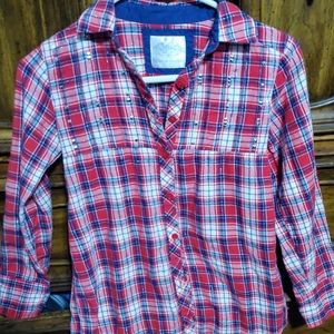 Justice Button Up Shirt